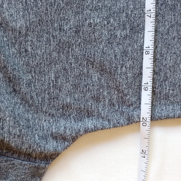*50off3* Marika Cropped Hoodie Long Sleeve Workout T-shirt Top M Heather Gray - Picture 5 of 6